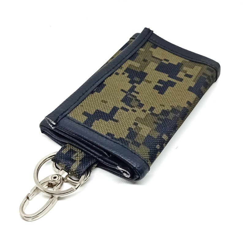 Dompet STNK Gantungan Kunci Mobil / Motor - Motif Loreng Army