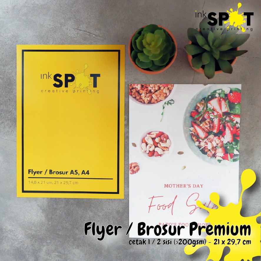 

Cetak Brosur Premium A4 (> 200gr) - 1 dan 2 muka