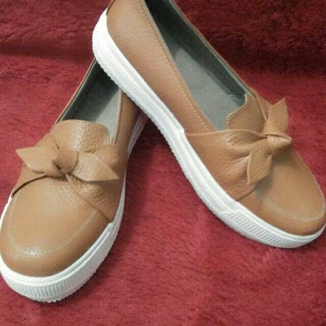 Sepatu kulit asli garut
