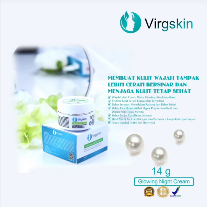 VIRGSKIN NIGHT CREAM - VIRGSKIN GLOWING NIGHT CREAM.