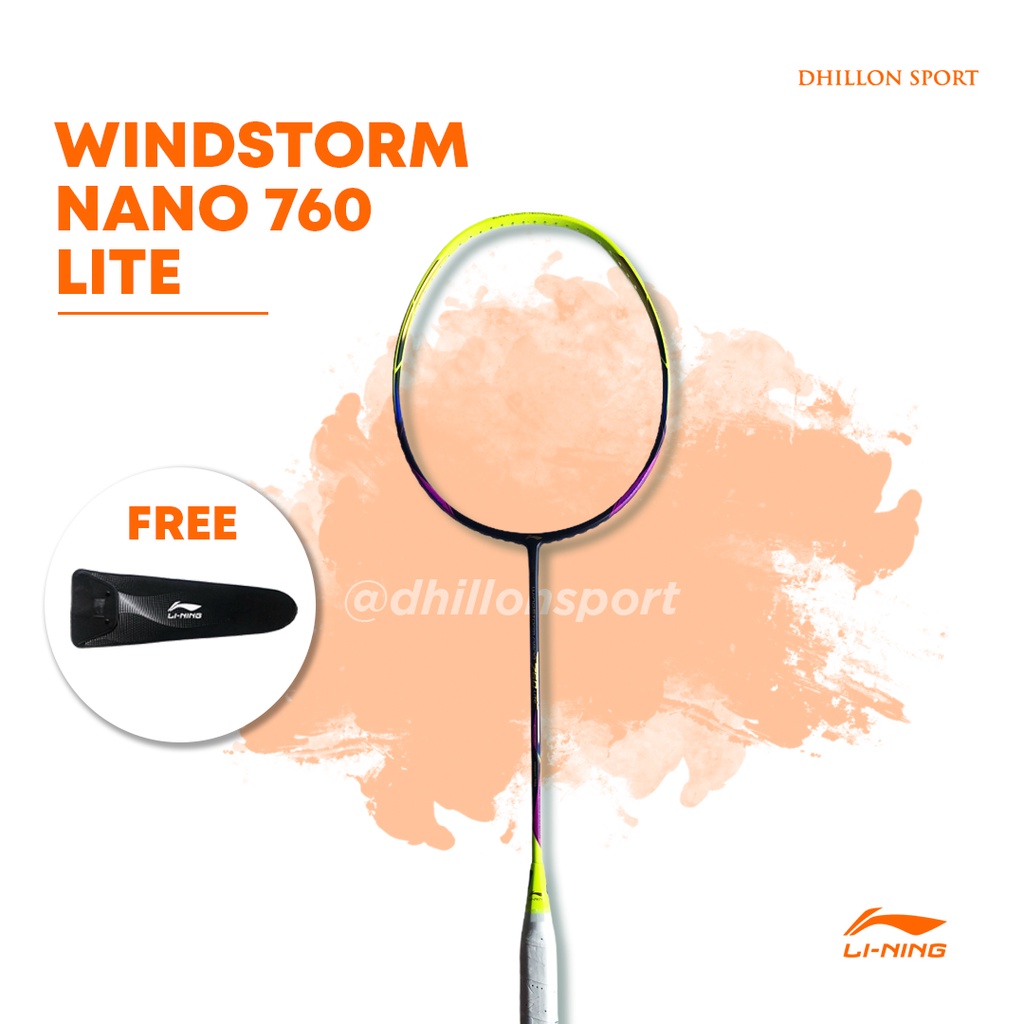 Raket Lining Windstorm Nano 760 770 780 790 Lite Original/ Badminton Raket ws nano 790