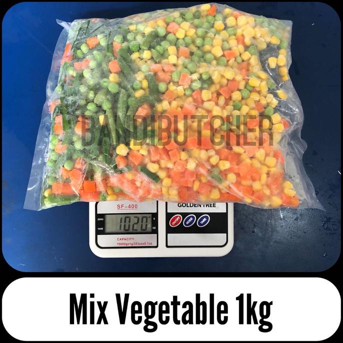 

Mix Vegetables / Sayuran Steak Sup / Jagung Buncis Wortel Polong Bandi