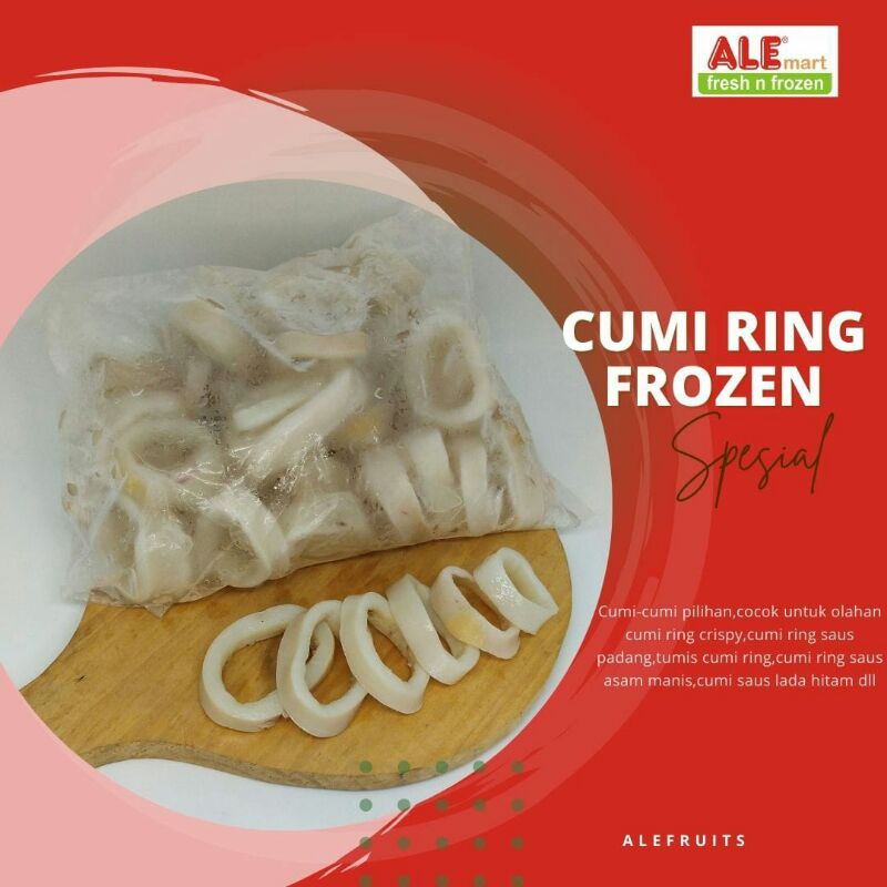 

Cumi-cumi beku - cumi ring beku - frozen cumi import