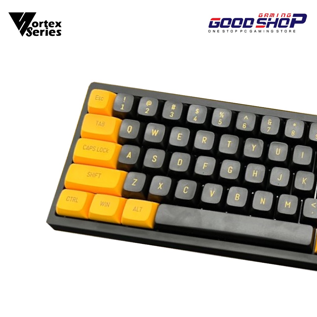 VortexSeries GT-6 Black &amp; Orange Wireless Mechanical - Gaming Keyboard