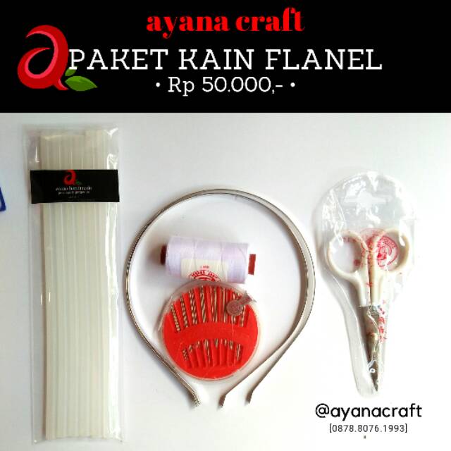 Paket Kain Flanel Rp 50.000,- Murah