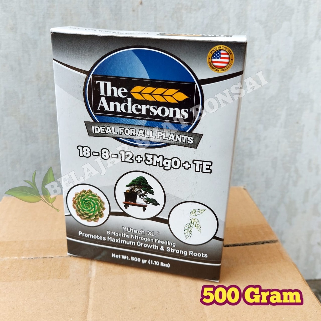 Pupuk The Andersons Slow Release 18 8 12 3Mgo Plus TE Kemasan 500gr