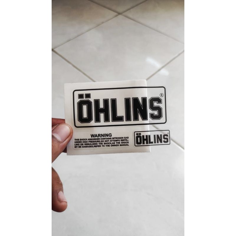 

STIKER OHLINS TRANSPARAN CUTTING