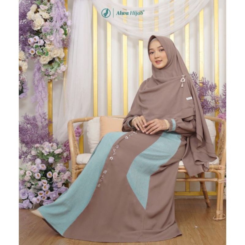 GAMIS  AL RAUDHAH • SET KHIMAR