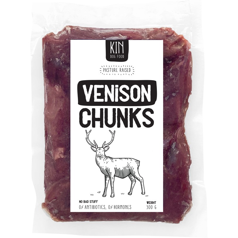 Kin Dog Food - Venison Chunks