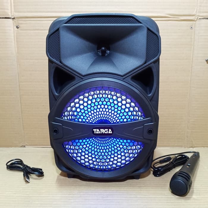 Speaker aktif portable bluetooth targa t8 2 speker aktiv portabel 8 in