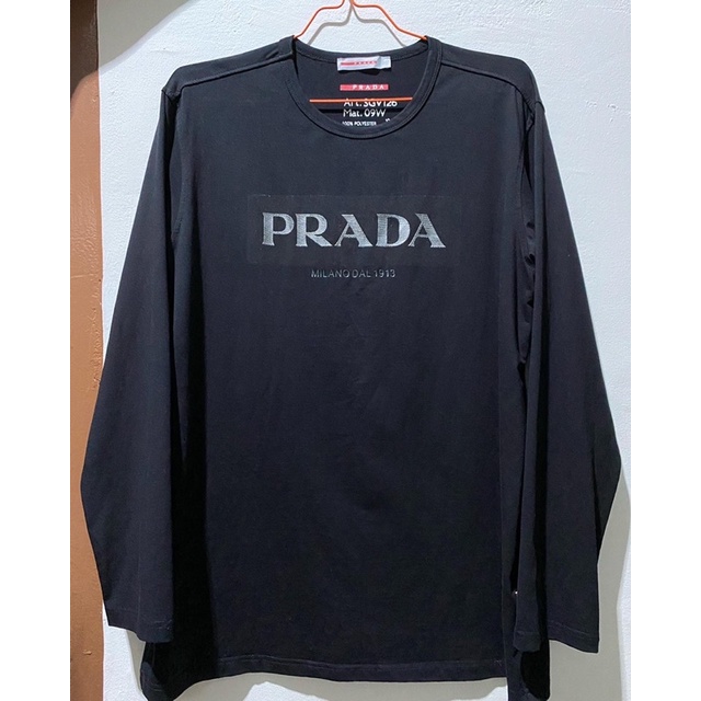 kaos lengan panjang Prada Original