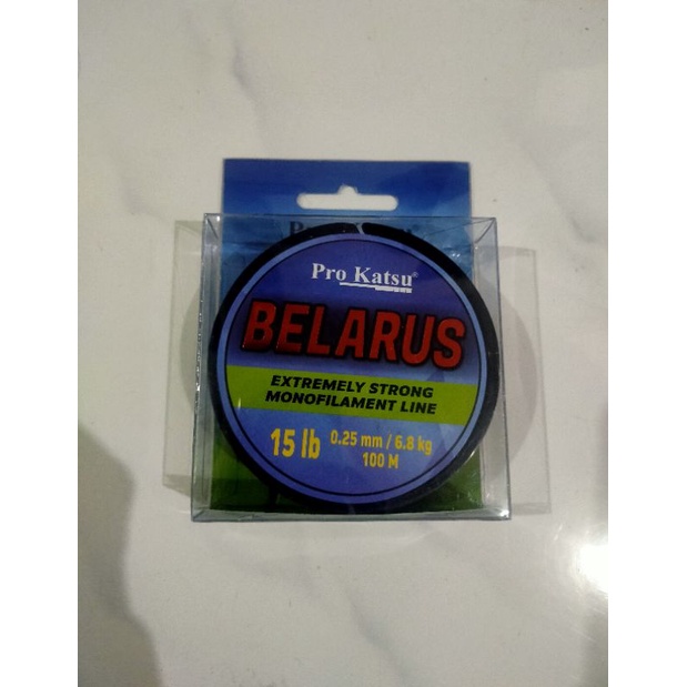 Senar pancing Pro Katsu Belarus ( tersedia ukuran 8Lb, 10Lb, 12Lb, 15Lb, 20Lb )