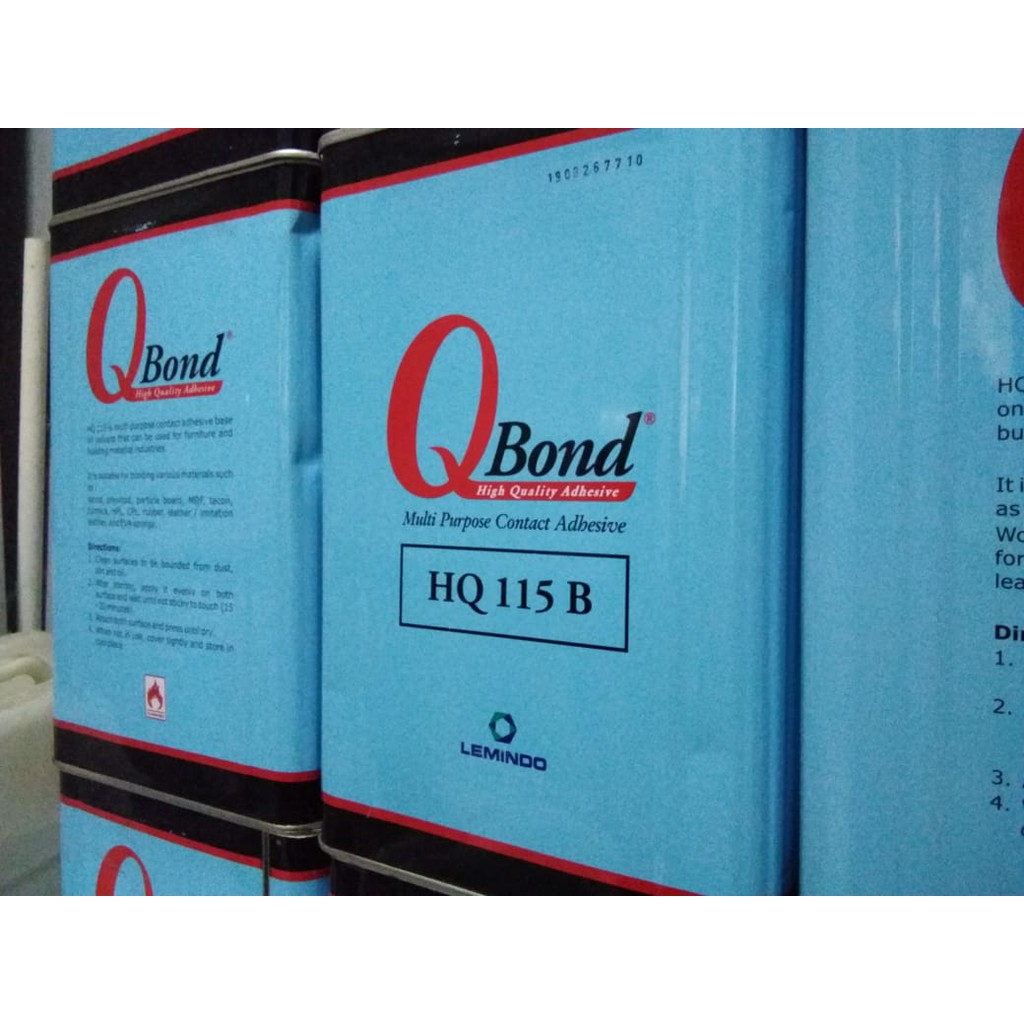 

LEM KUNING Q BOND HQ 115 B @9.5 KG / QBOND LEM SERBAGUNA / LEM Q-BOND BIRU