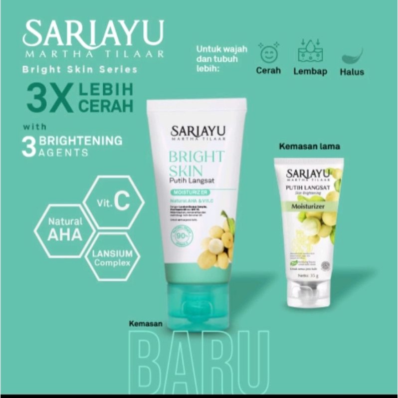 Sariayu Bright Skin Putih Langsat Moisturizer