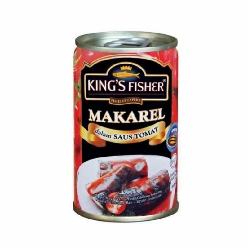 Grosir King Fisher Makarel Saus Tomat 155 gr