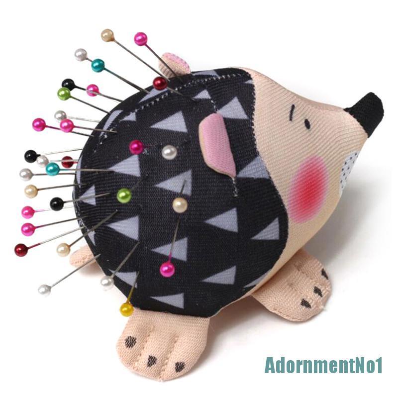 [AdornmentNo1]Hedgehog Shape Soft Fabric Pin Cushion Pin Quilting Holder DIY Sewing Craft Tool