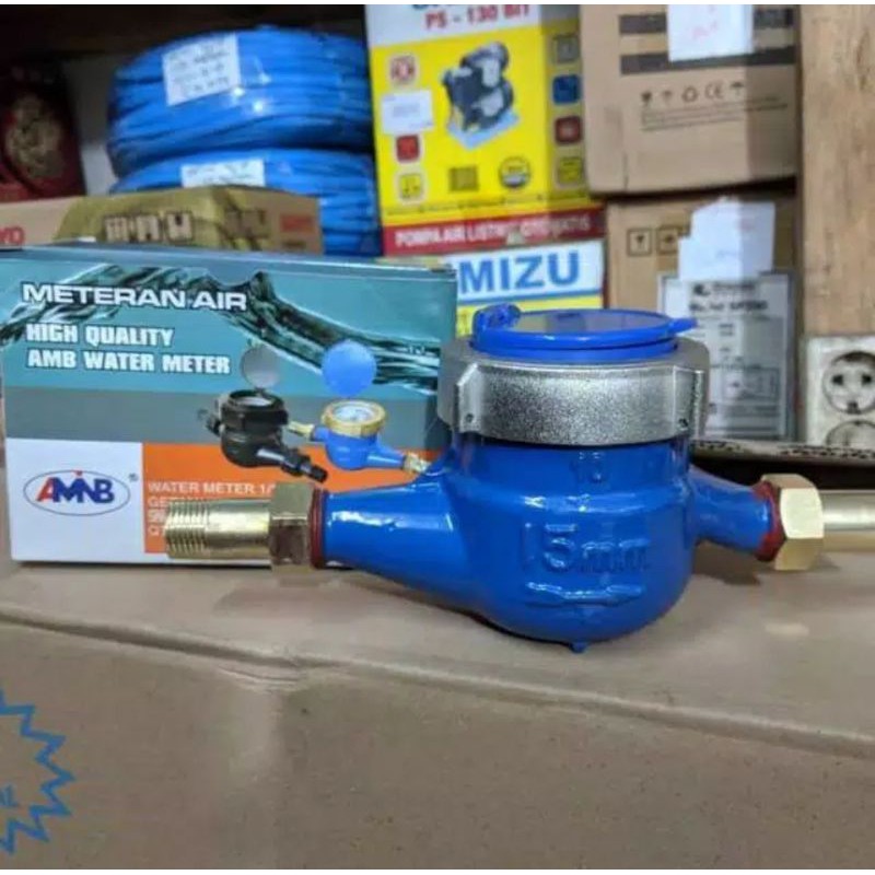 Meteran air Besi PDAM 1/2 inch SNI grosir merk ANMB