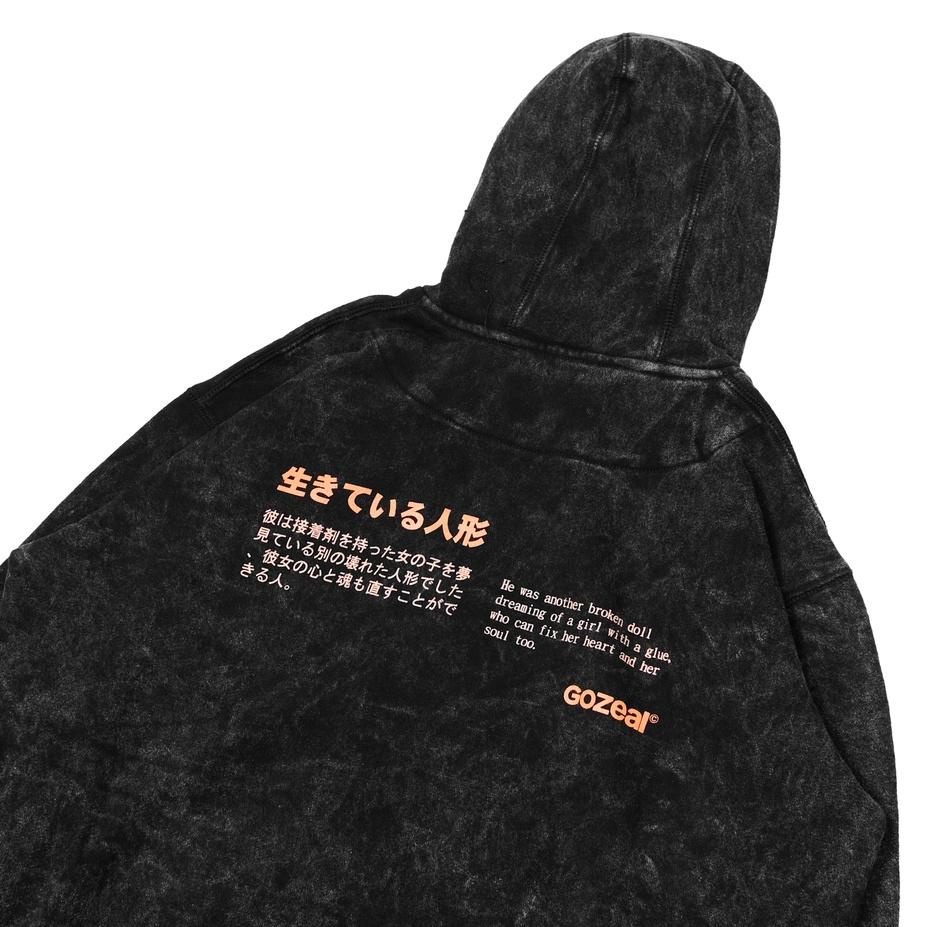 Siap Kirim.. Gozeal | Hoodie | Washed Broken Doll