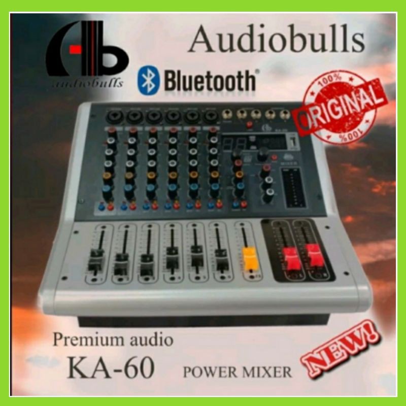 Power Mixer Audio AB audiobulls KA60 Premium Quality Original