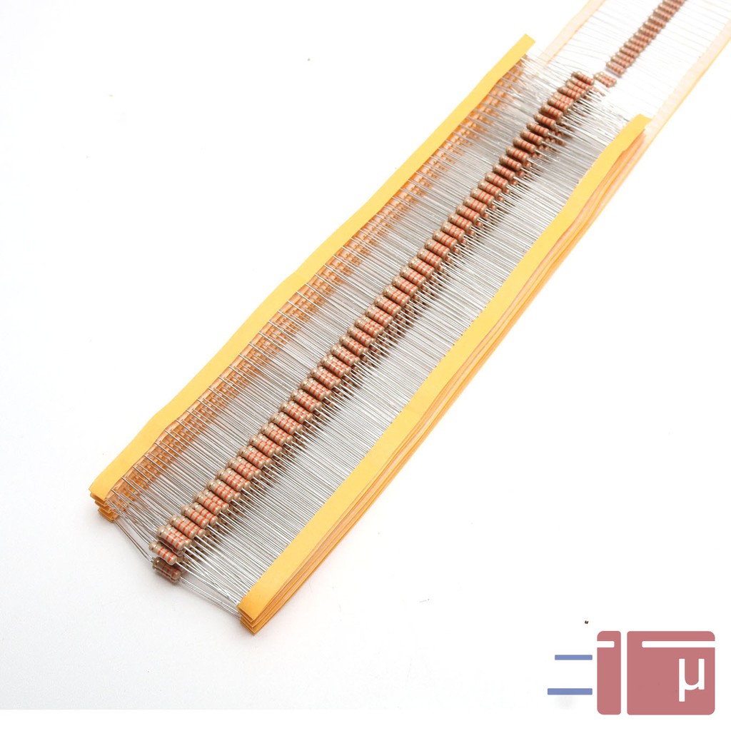 x10 Resistor 33K 1/2W Karbon 5% Taiwan Kaki Tembaga