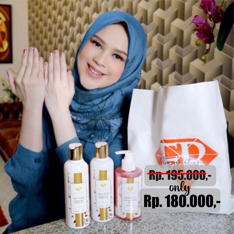 PAKET HEMAT FR BEAUTY DAY LOTION, BODY SERUM, SHOWER GELL ( 1PAKET) BPOM Registered