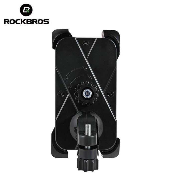 Holder Bracket Mount HP Smartphone Sepeda Rockbros Rotasi 360 Derajat