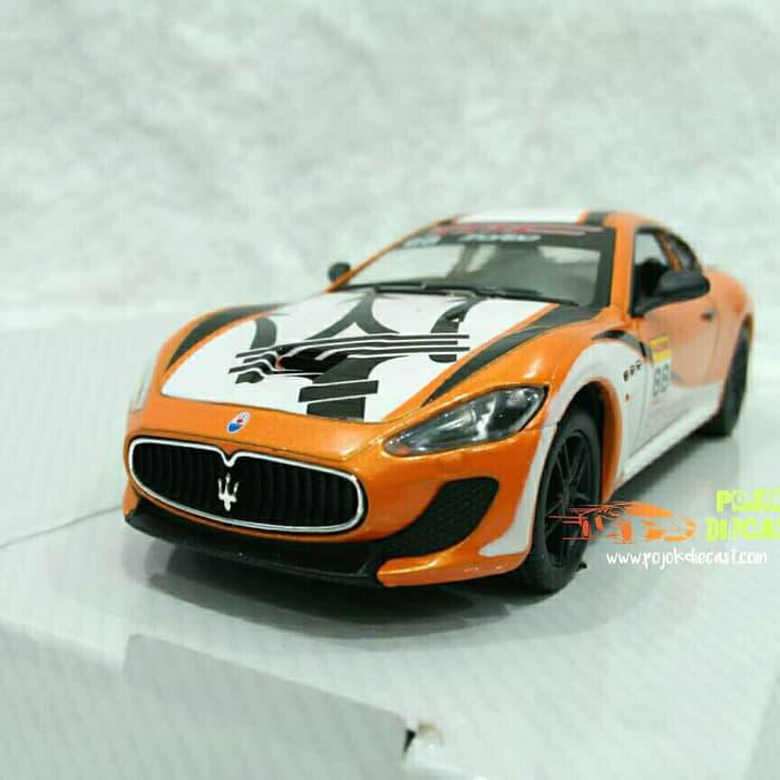 GRANDTURISMO MC STRADALE PRINT (ORANGE) Kinsmart Miniatur Mobil Sport
