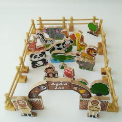 hompimpaedutoys agdia zoo mainan edukasi mengenal hewan by agdia toys