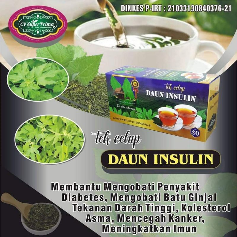 

TEH CELUP DAUN INSULIN TEH DIABETES