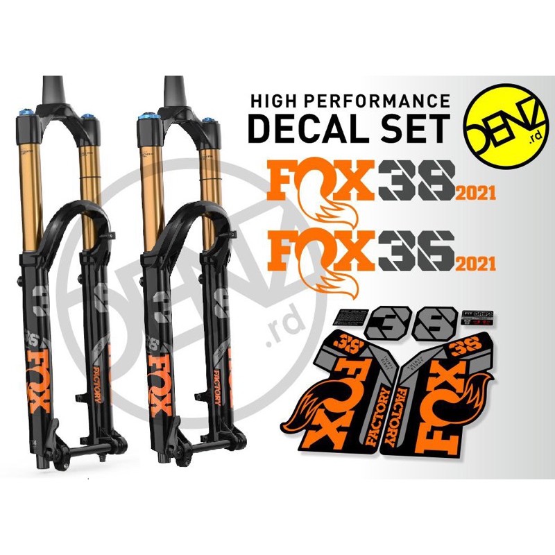 Sticker decal Fork FOX 36 38 2021