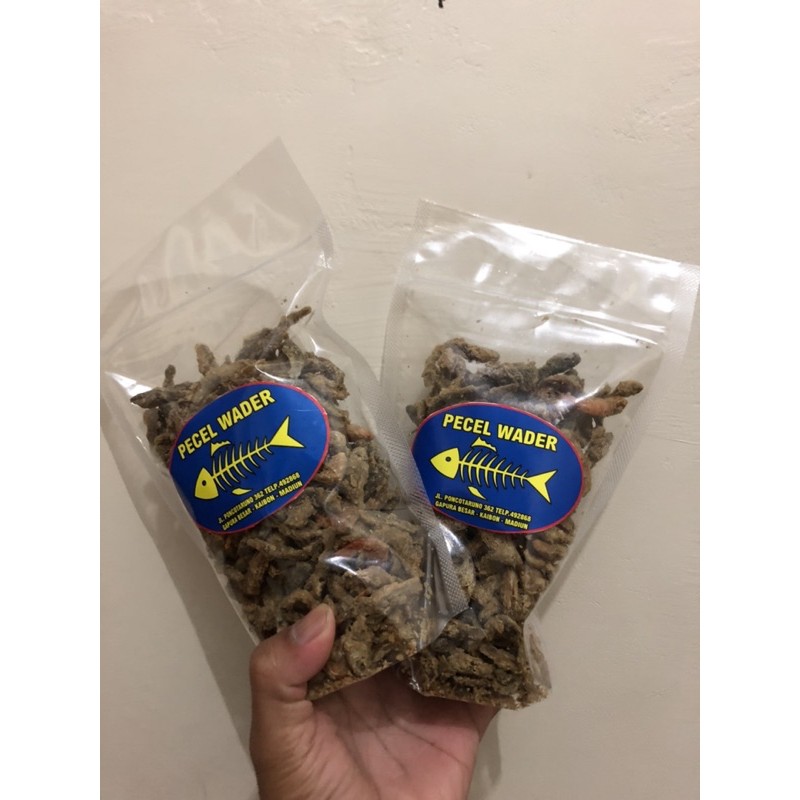 

keripik ikan WADER GORENG