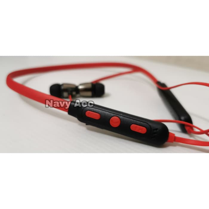 Headset Bluetooth Magnetic K1 - Earphone Stereo Bass Wireless K1