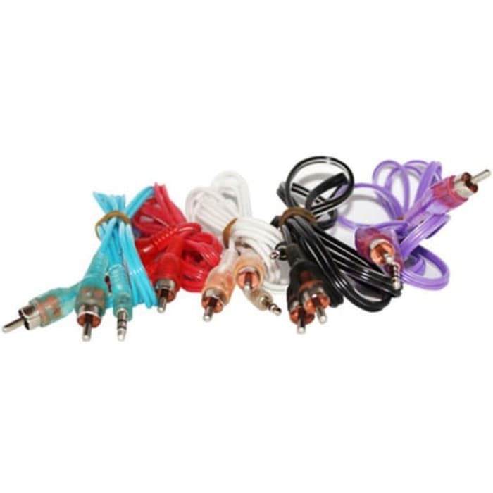 Kabel Audio Aux 2 In 1 Handphone To Speaker Jack 3.5mm