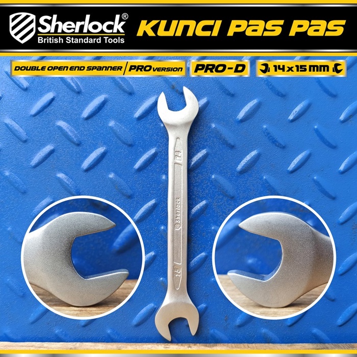 Kunci Pas Pas uk. 14 x 15 mm Original Sherlock (Pro-D Series) (1 pcs)