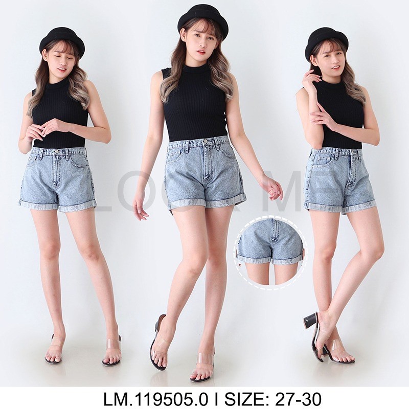 Hotpants Basic Jeans ( Celana Jeans PENDEK  )