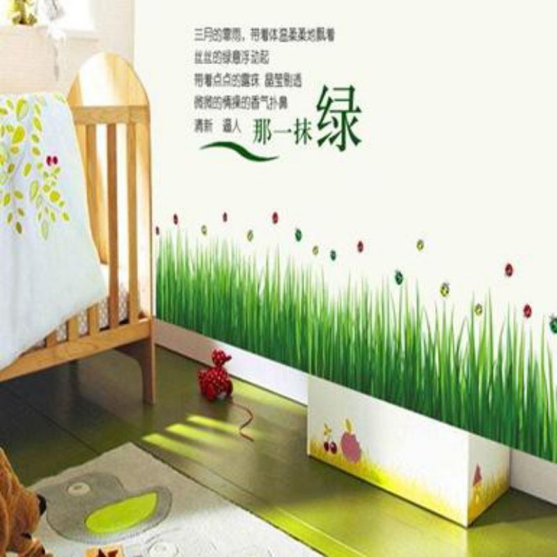 Wallsticker - Wallsticker Dinding - Wall Stiker Anak - Stiker Dinding - Stiker Anak - Animal Rumput