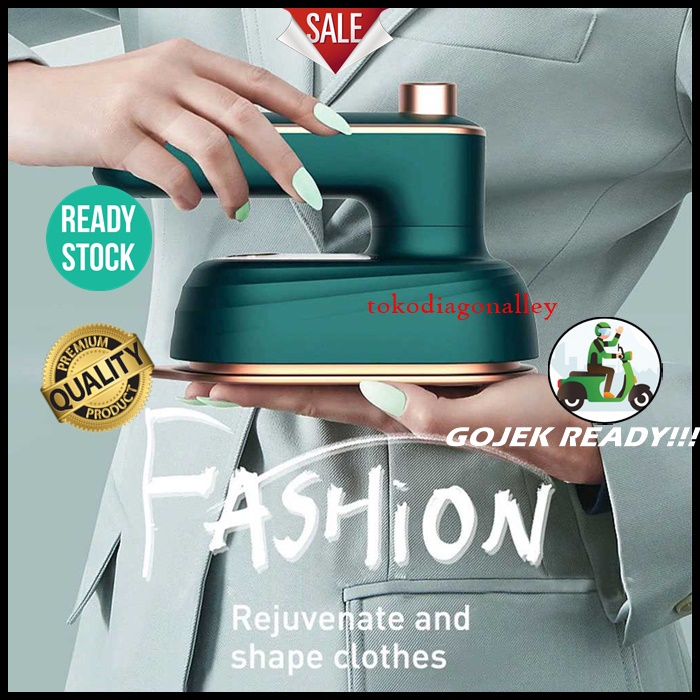 Setrika Uap Mini Seterika Travelling Setrika Kecil Setrika Lipat Praktis Watt Kecil Steamer Ironing Handheld Murah