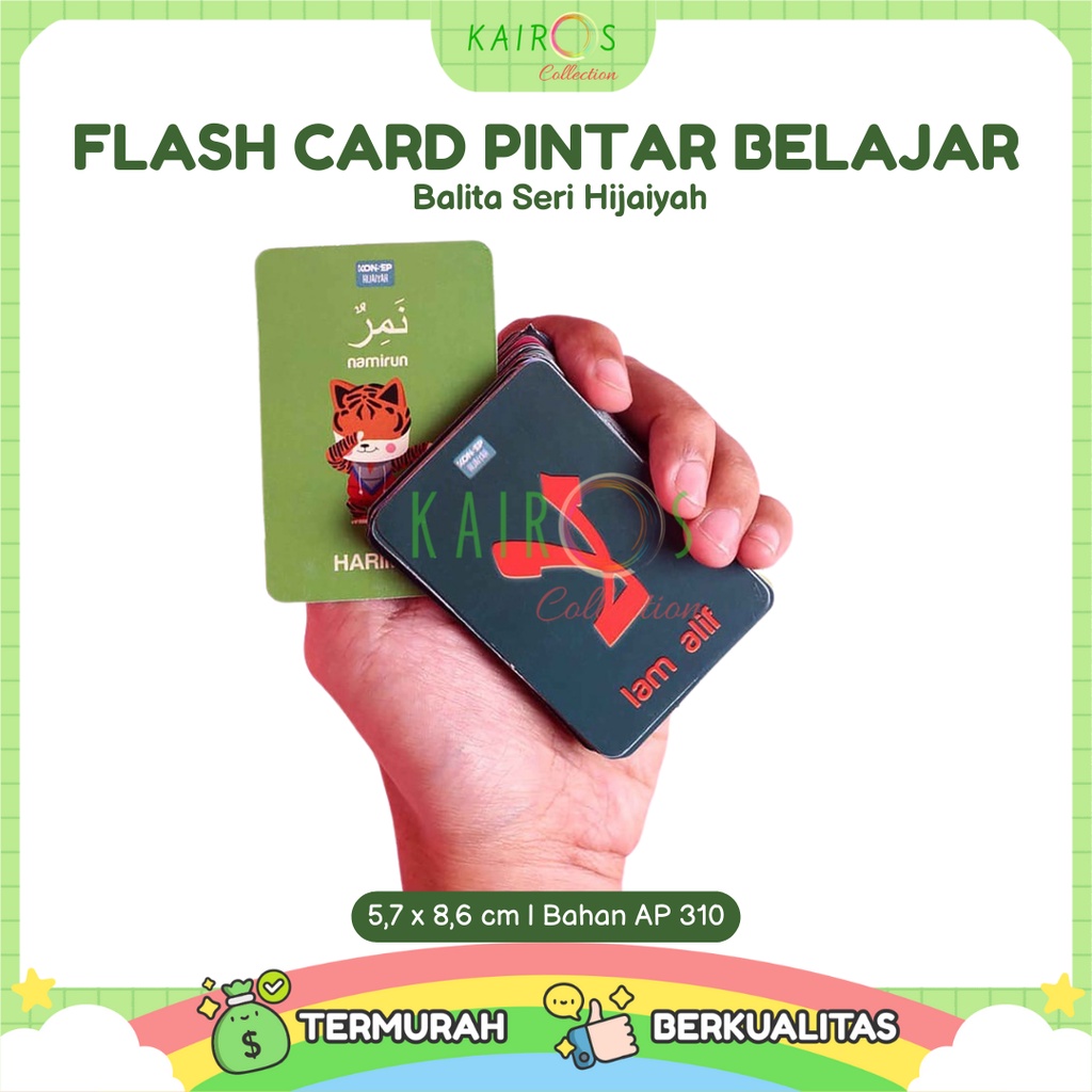 Flashcard Kartu Belajar Seri Hijaiyah