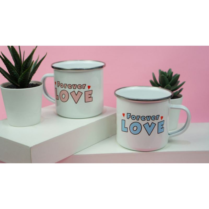 Enamel Mug Custom Shopee Indonesia