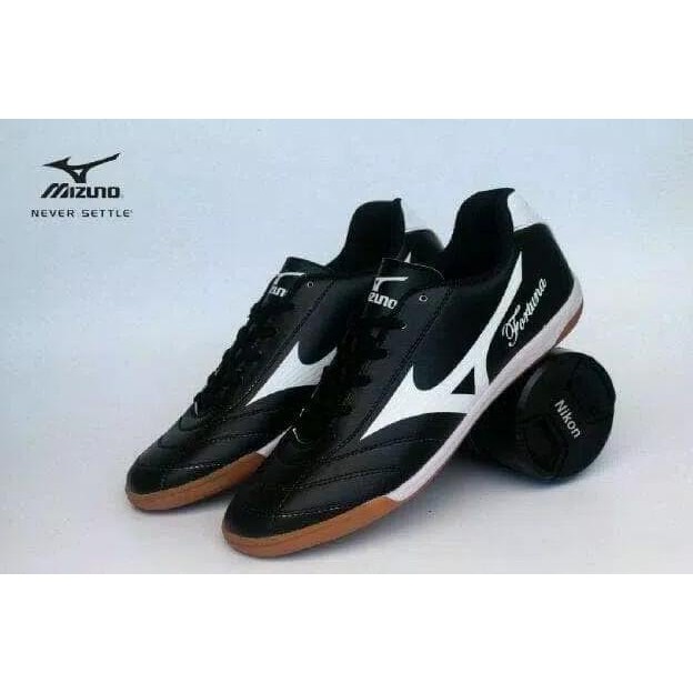 #Hargapromo Sepatu Olahraga Futsal Mizuno Grade Original Premium - Hitam, 40 #Sepatufutsal