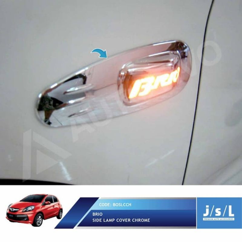 Side Lamp Cover Honda Brio 2012 2015 Chrome