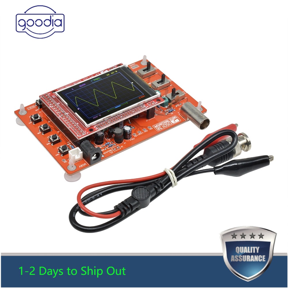 Dso138 2.4 &quot;TFT Digital Osiloskop Cortex-M3 1Mbps Case Akrilik