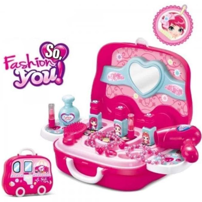 Mainan Edukasi Make up Anak Perempuan Cewek Fashion 2 3 4 5 6 Tahun TK