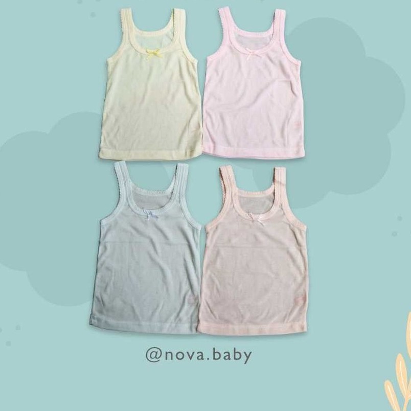 Nova Singlet Bayi Warna 0-3 Bulan