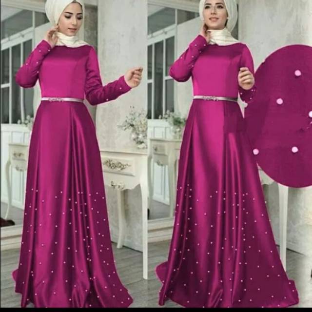 Longdress Maxi Gamis Cantik Mutiara Bagus