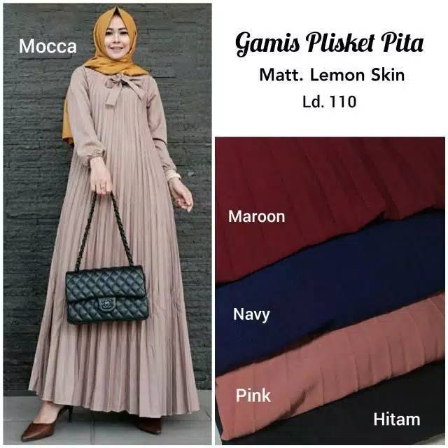 Gamis Plisket Maxy Talita Terbaru