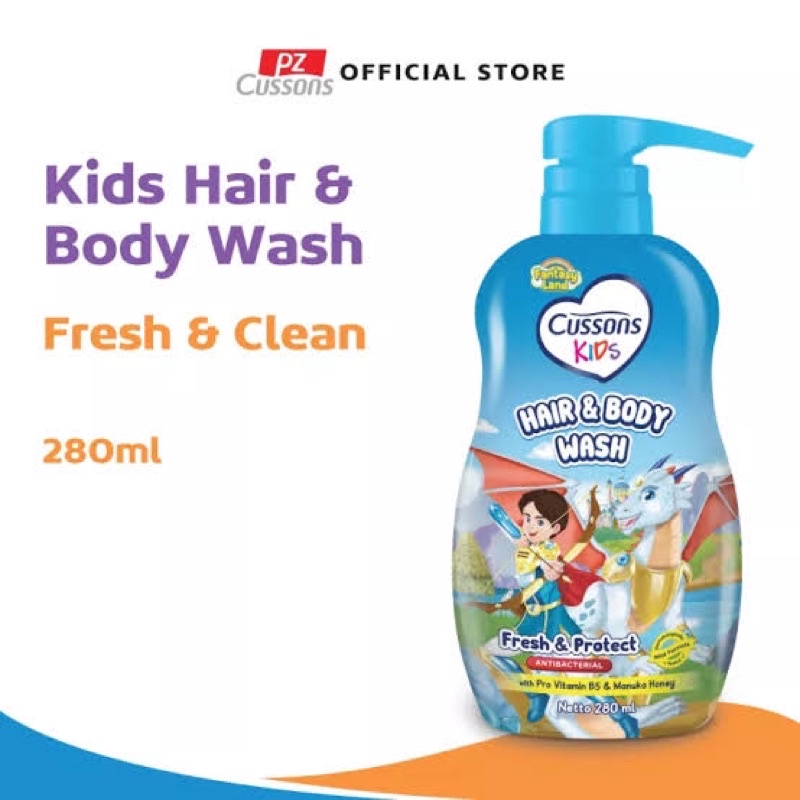 Cussons Kids Body Wash Hot Wheels Fresh &amp; Clean 280ml