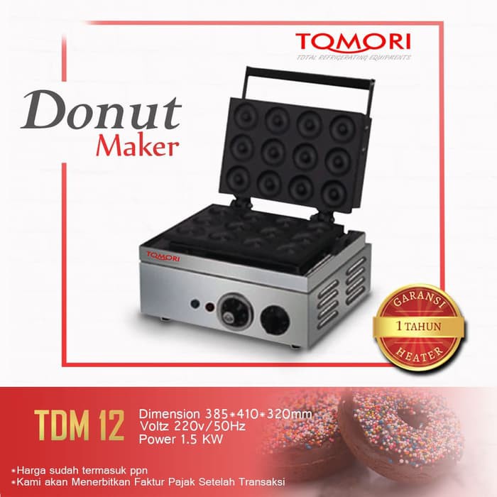 Mesin Pembuat Donat / TOMORI AUTO DOUGHNUT FRYER TDM12