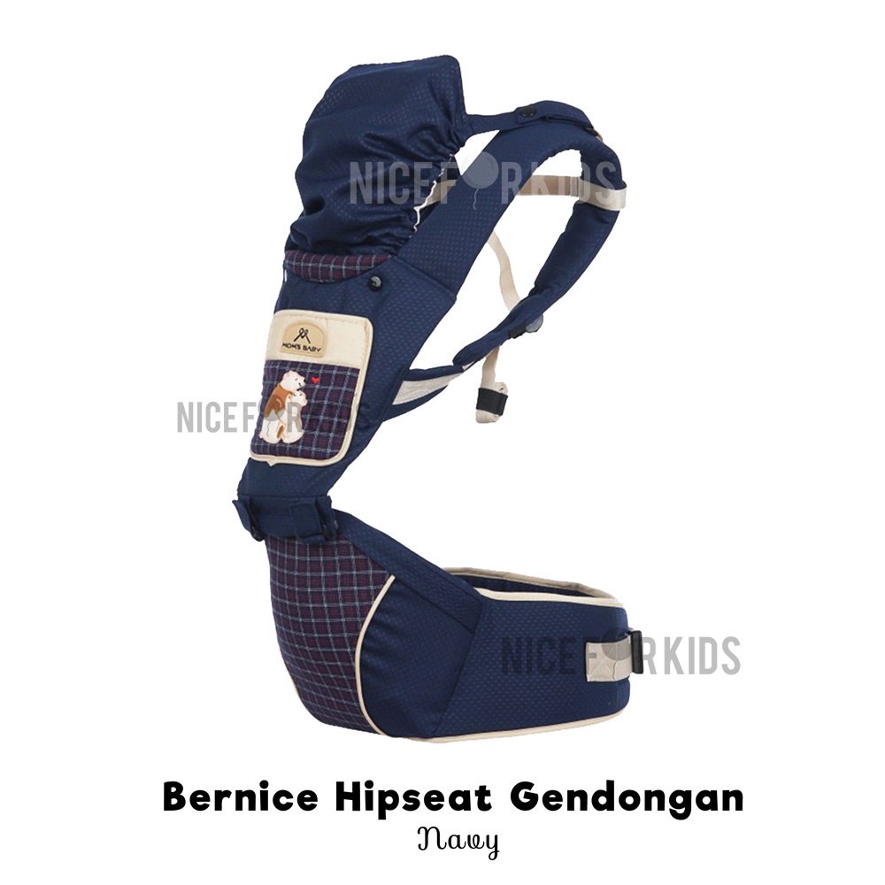 Mom's Baby Gendongan Bayi Baby Carrier Hipseat 7 in 1 Bernice Series MBG2025 / Gendongan Bayi Depan Duduk