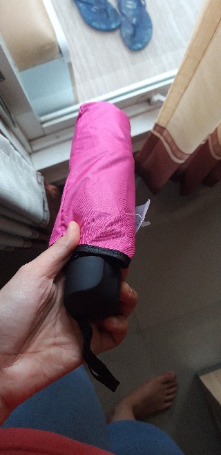 Payung Lipat 3 Polos 3 Dimensi Dalam Hitam